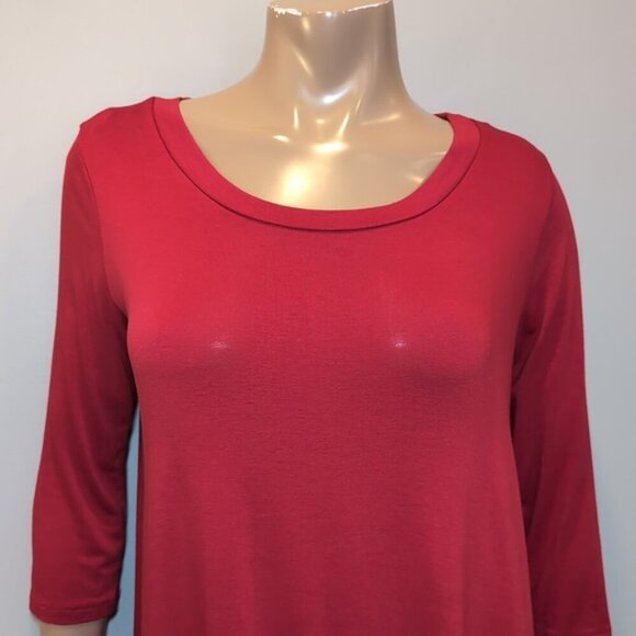 3/$20 Forever 21 Tunic Top A-Line Dress Cropped Sleeve Fall Christmas Holiday - Picture 3 of 10